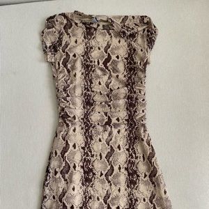 & Other Stories Snake Skin Dress